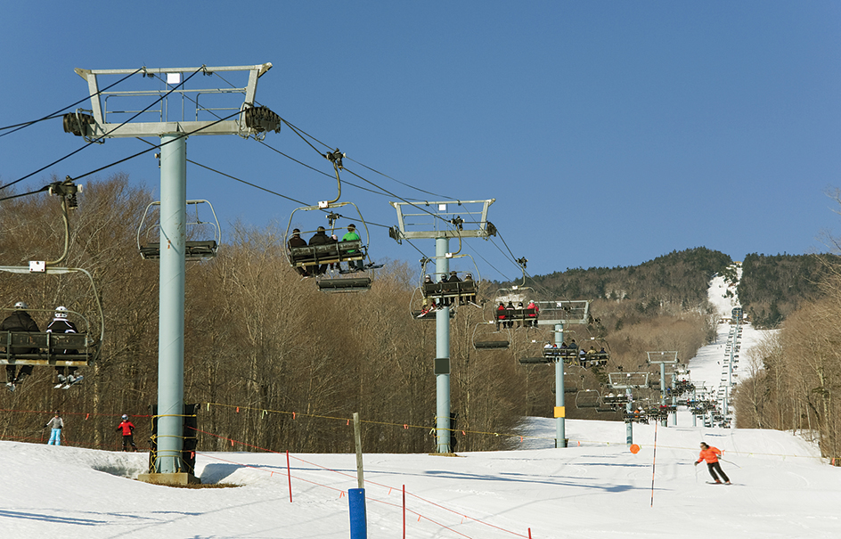 Skiing on Killington Mountain