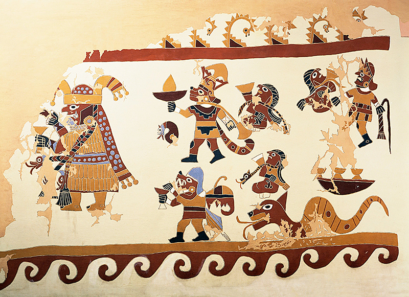 Moche wallpainting found in northwestern Peru