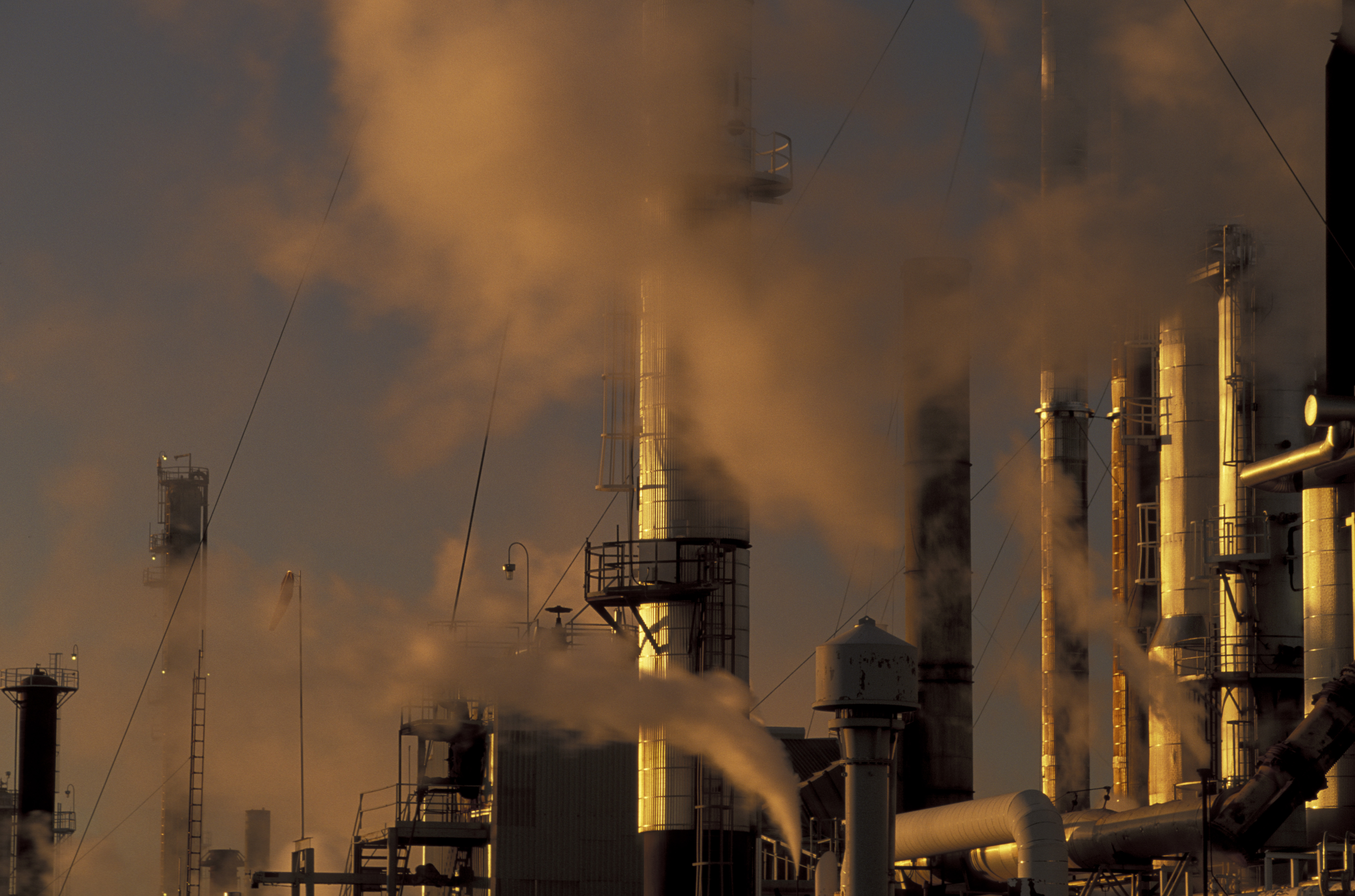 Oil refinery near Billings, Montana