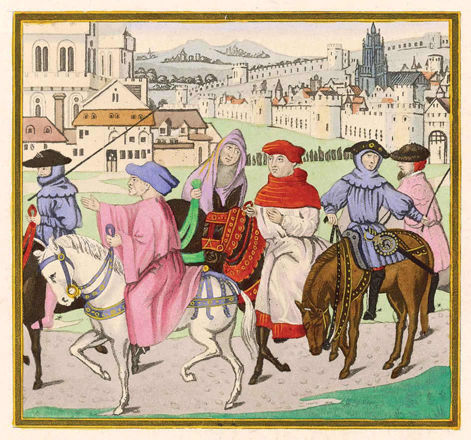 Pilgrims who told the Canterbury Tales