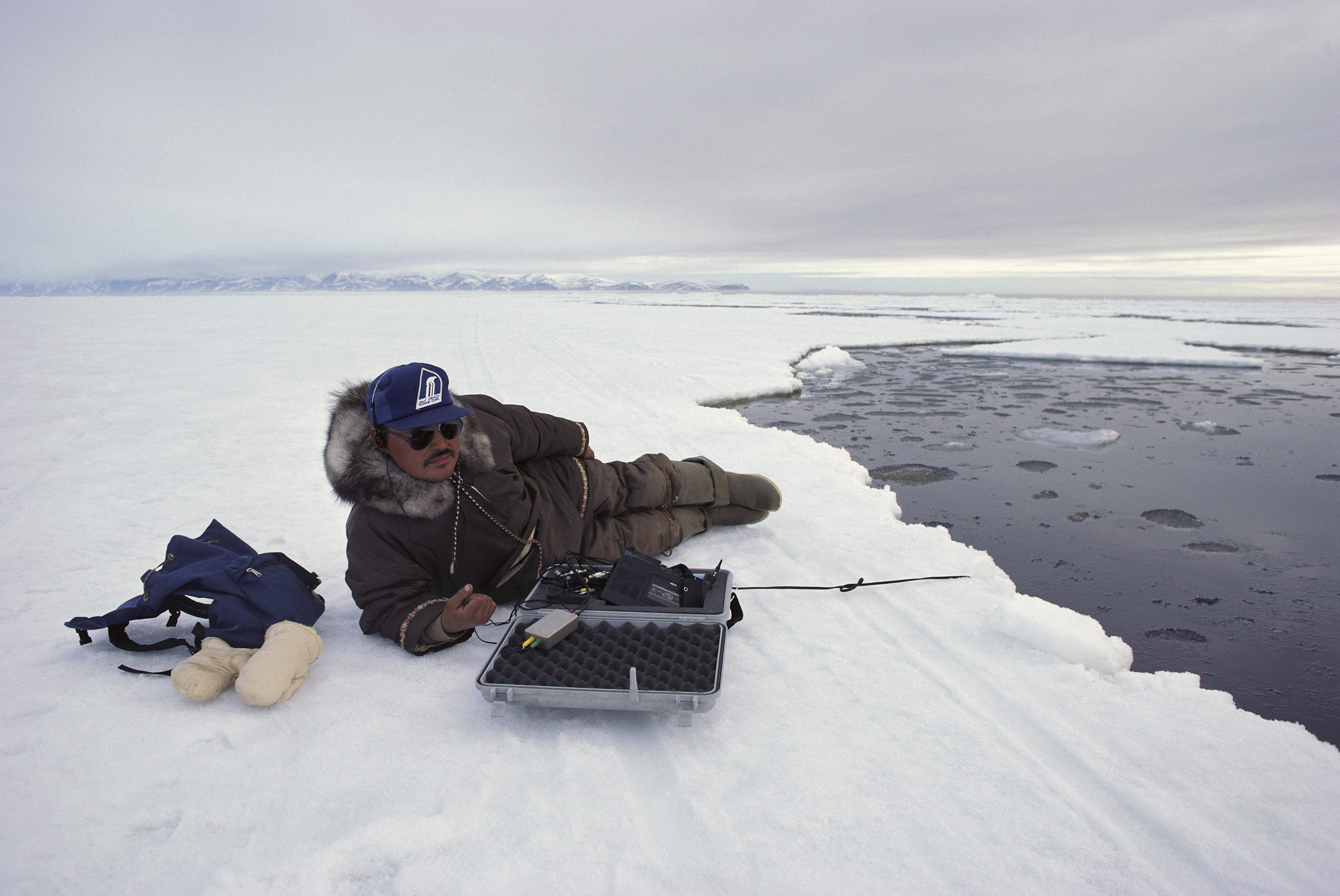 Inuit scientist in the field