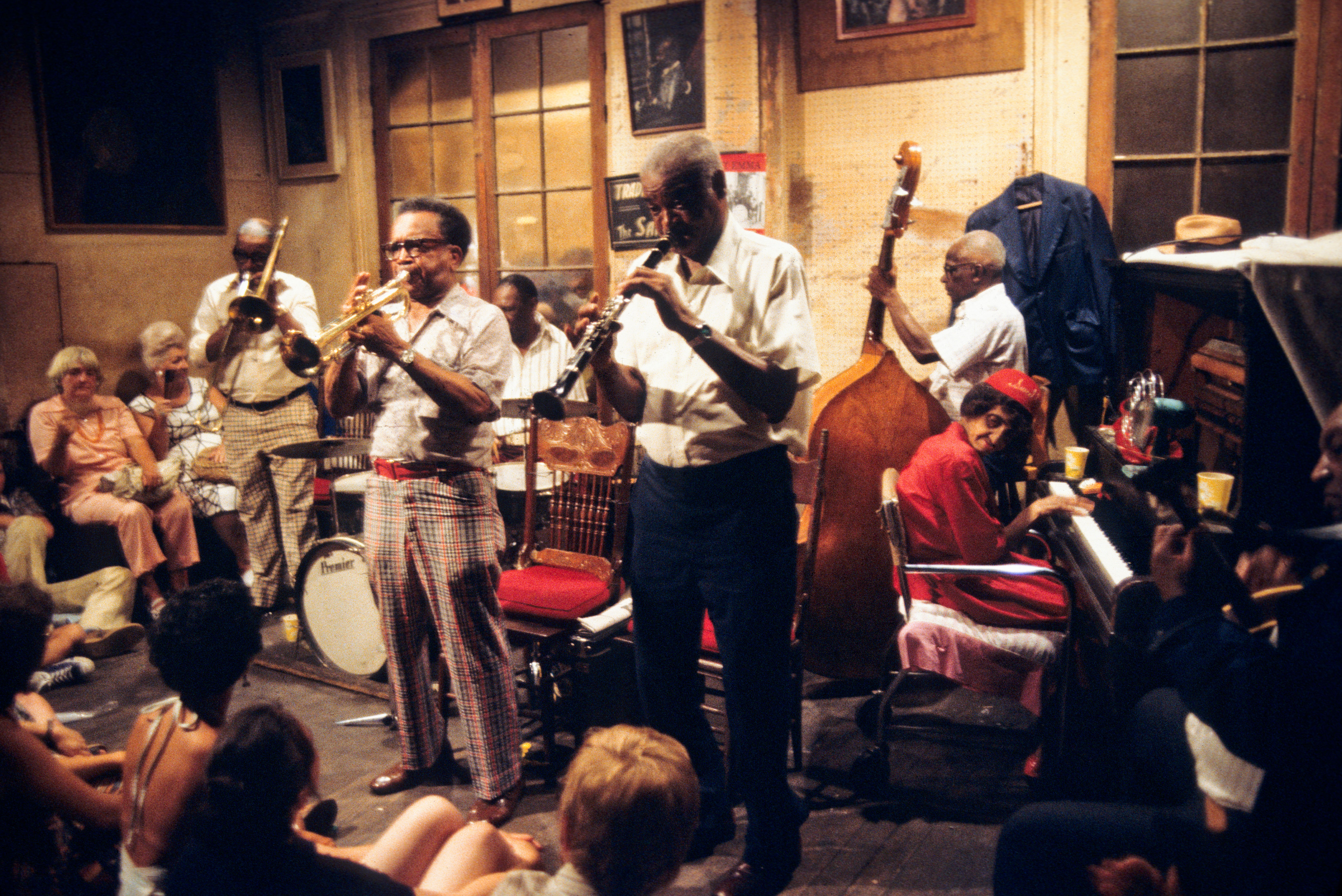 Jazz band in Preservation Hall in New Orleans