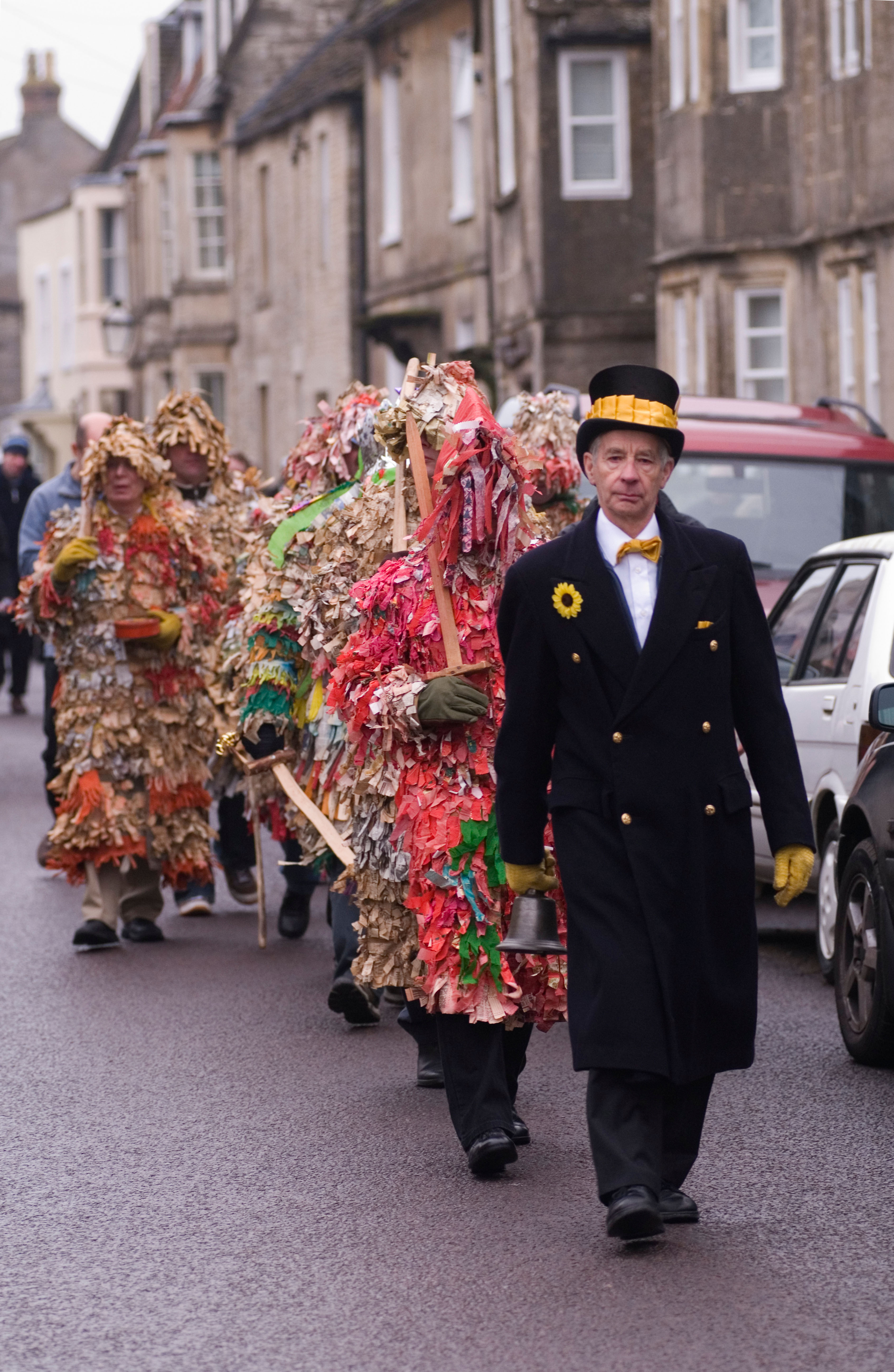 Mummers parade in England