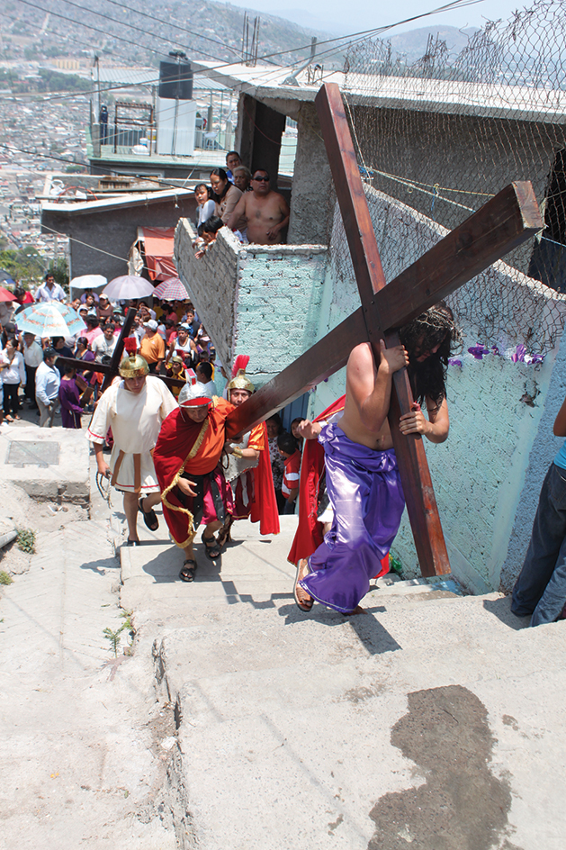 Good Friday procession in Tlalnepantla, Mexico