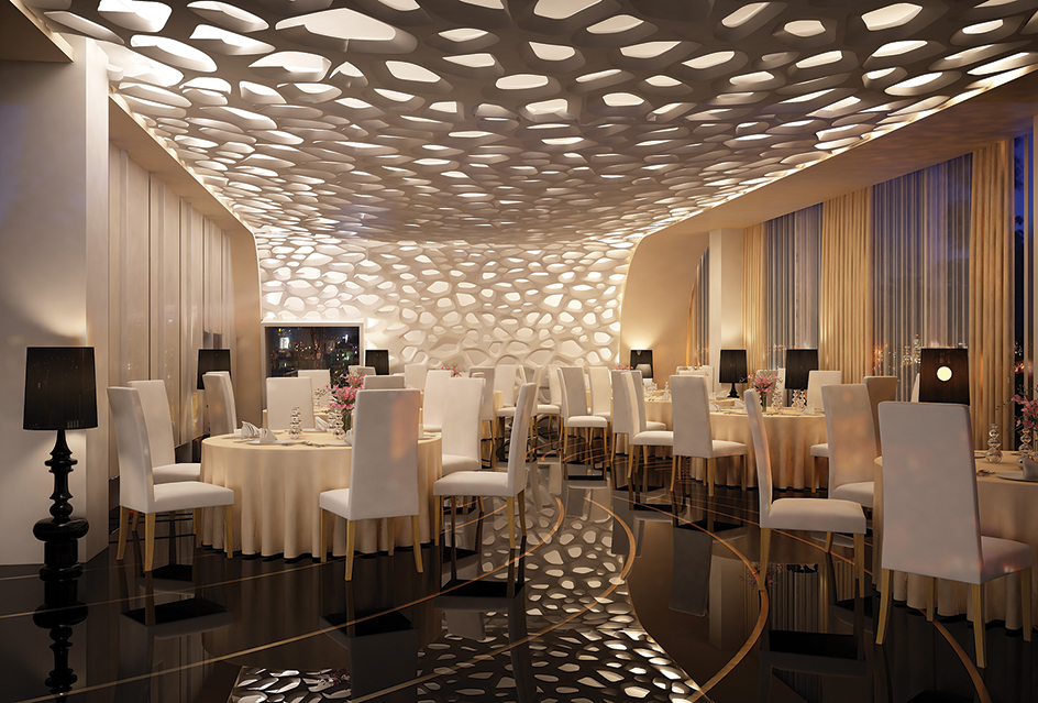 Modern restaurant interior