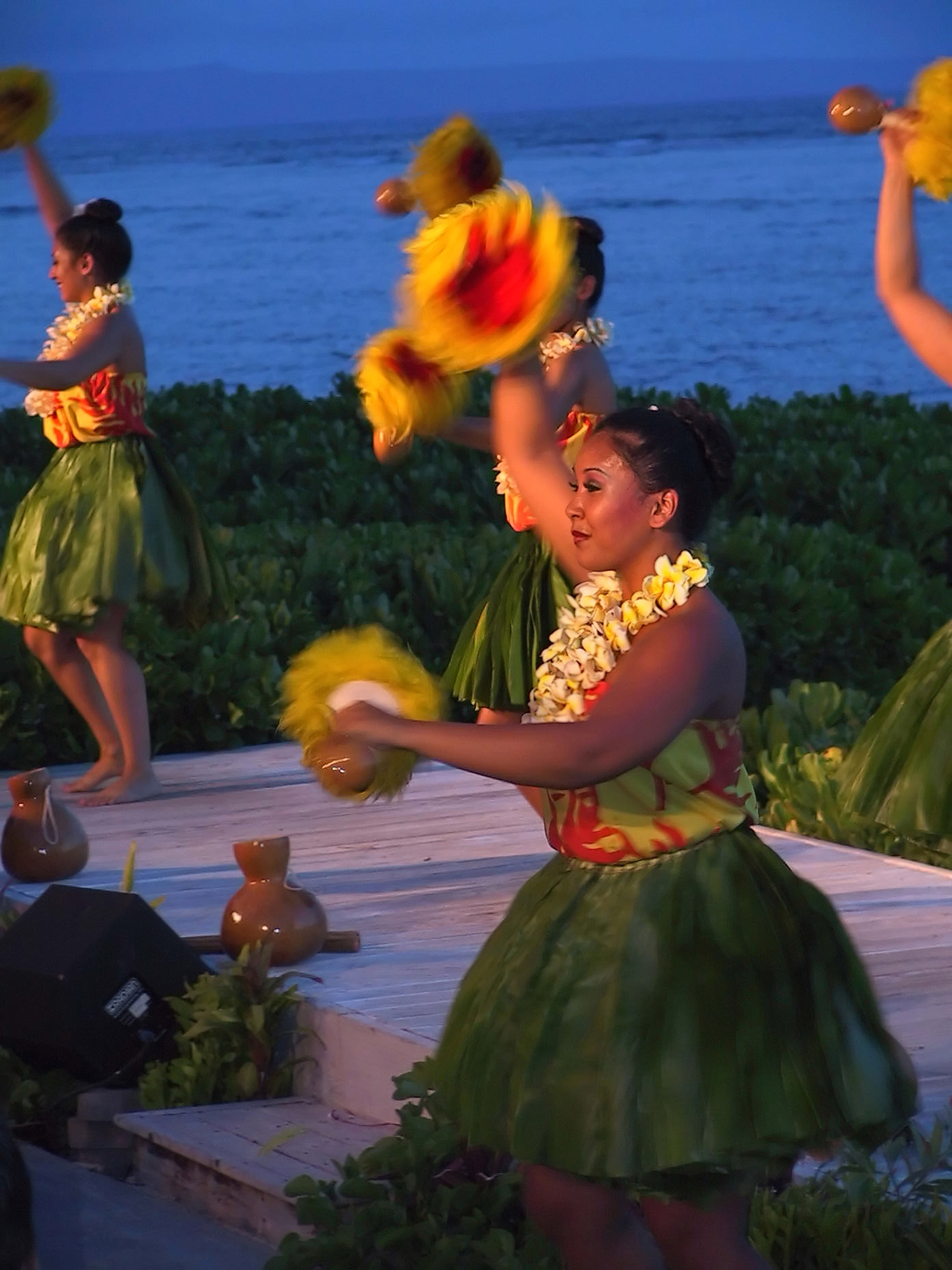 Polynesian dancers