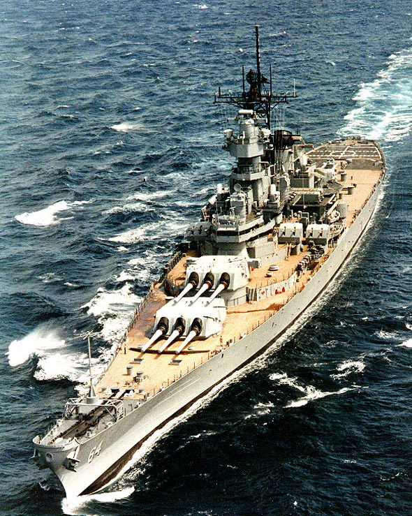 USS Wisconsin in 1991