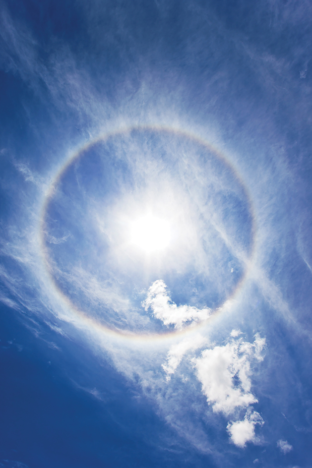 A solar halo