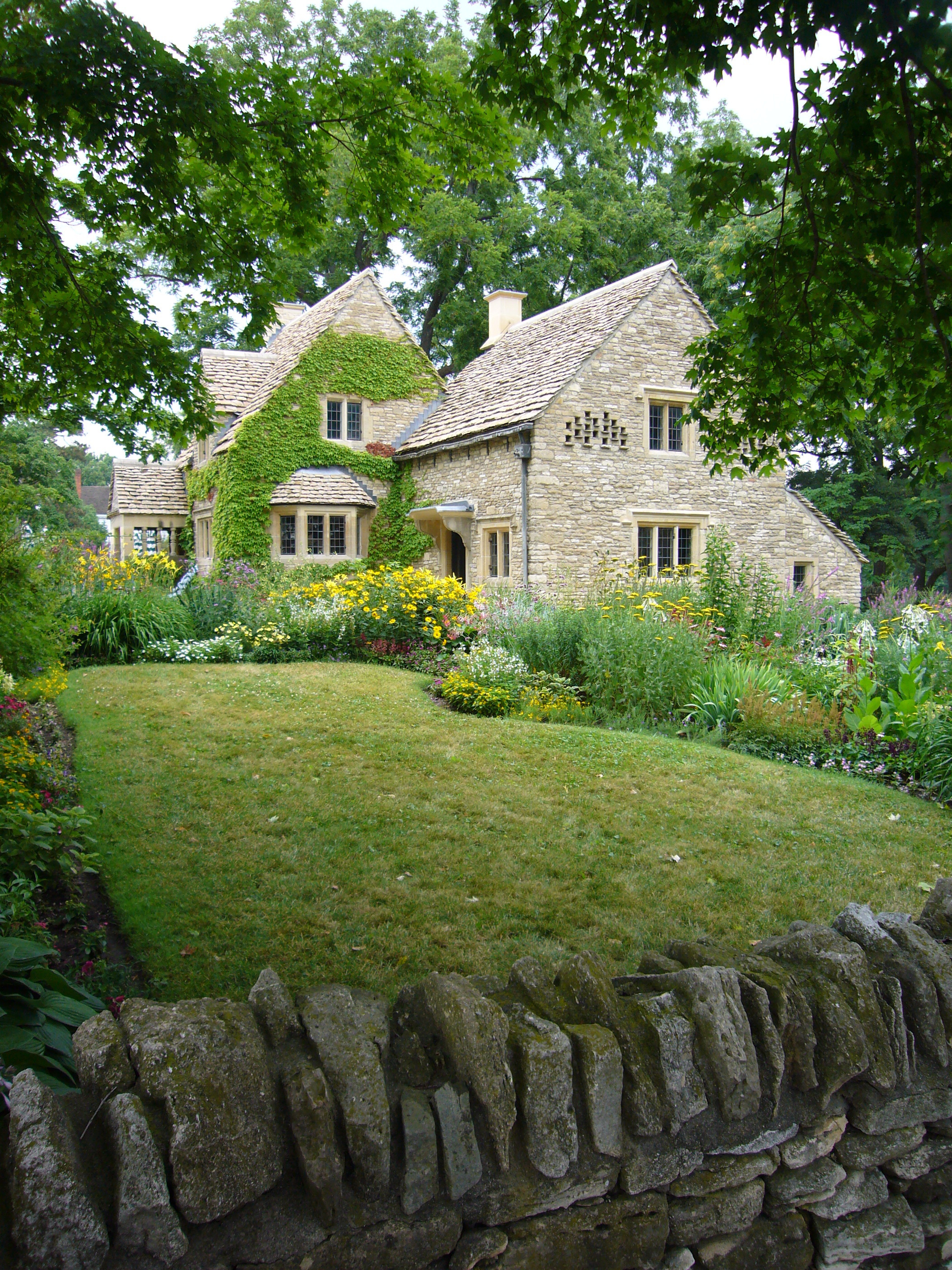 Historic home at Greenfield Village in Dearborn, Michigan