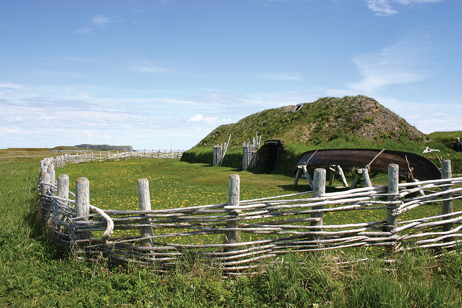 Viking home at L'Anse aux Meadows