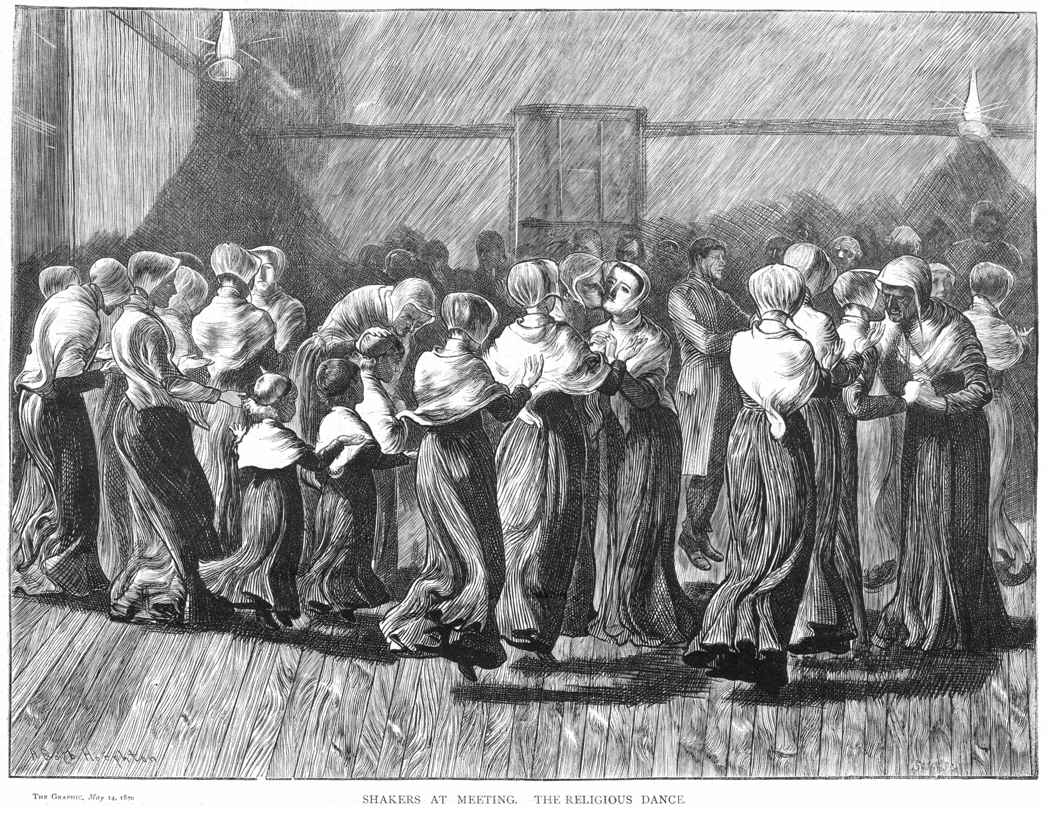 Shakers dancing