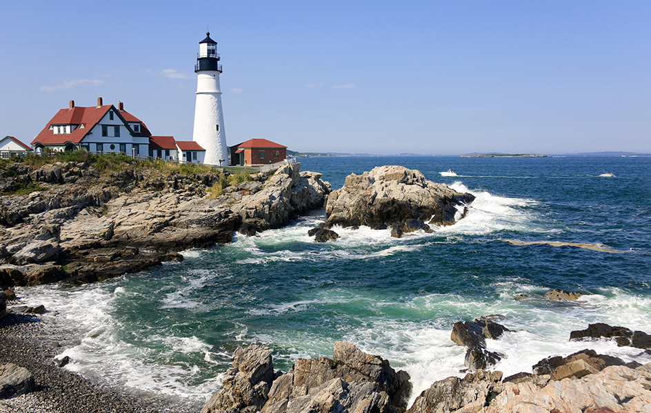 Portland Head Light in Cape Elizabeth, Maine