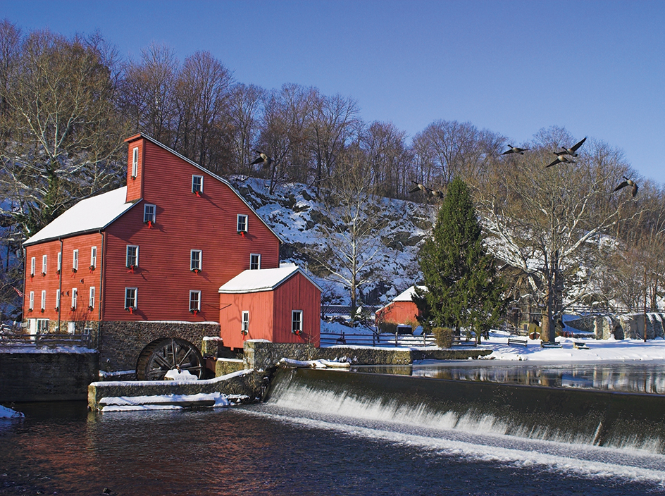 Scenic mill in rural New Jersey