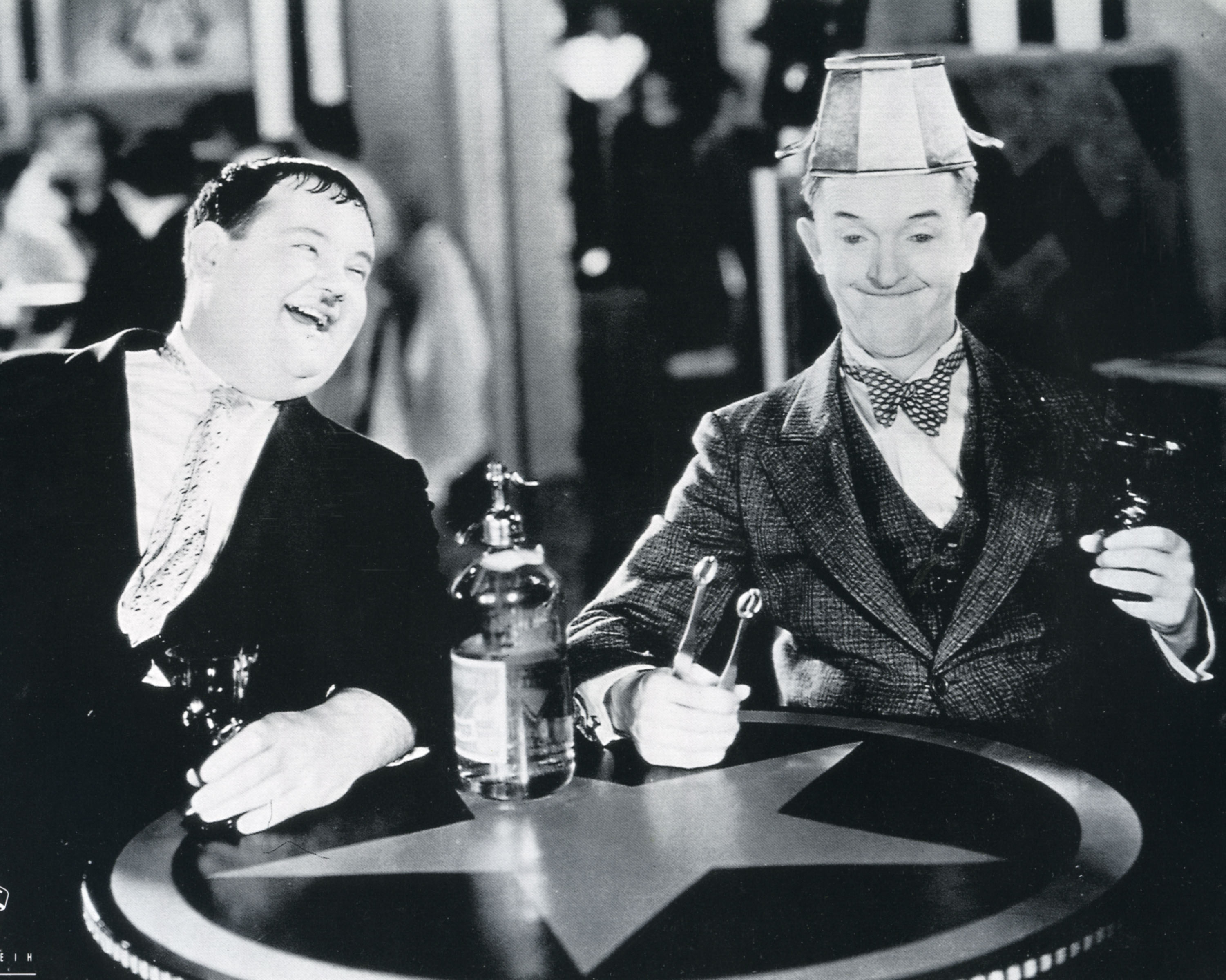 American comedy team Laurel and Hardy