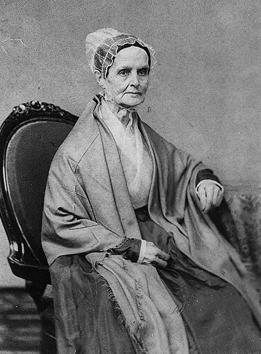 American abolitionist and women's rights leader Lucretia Mott