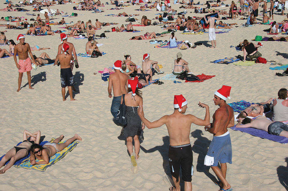 Christmas at Bondi Beach, Sydney, Australia