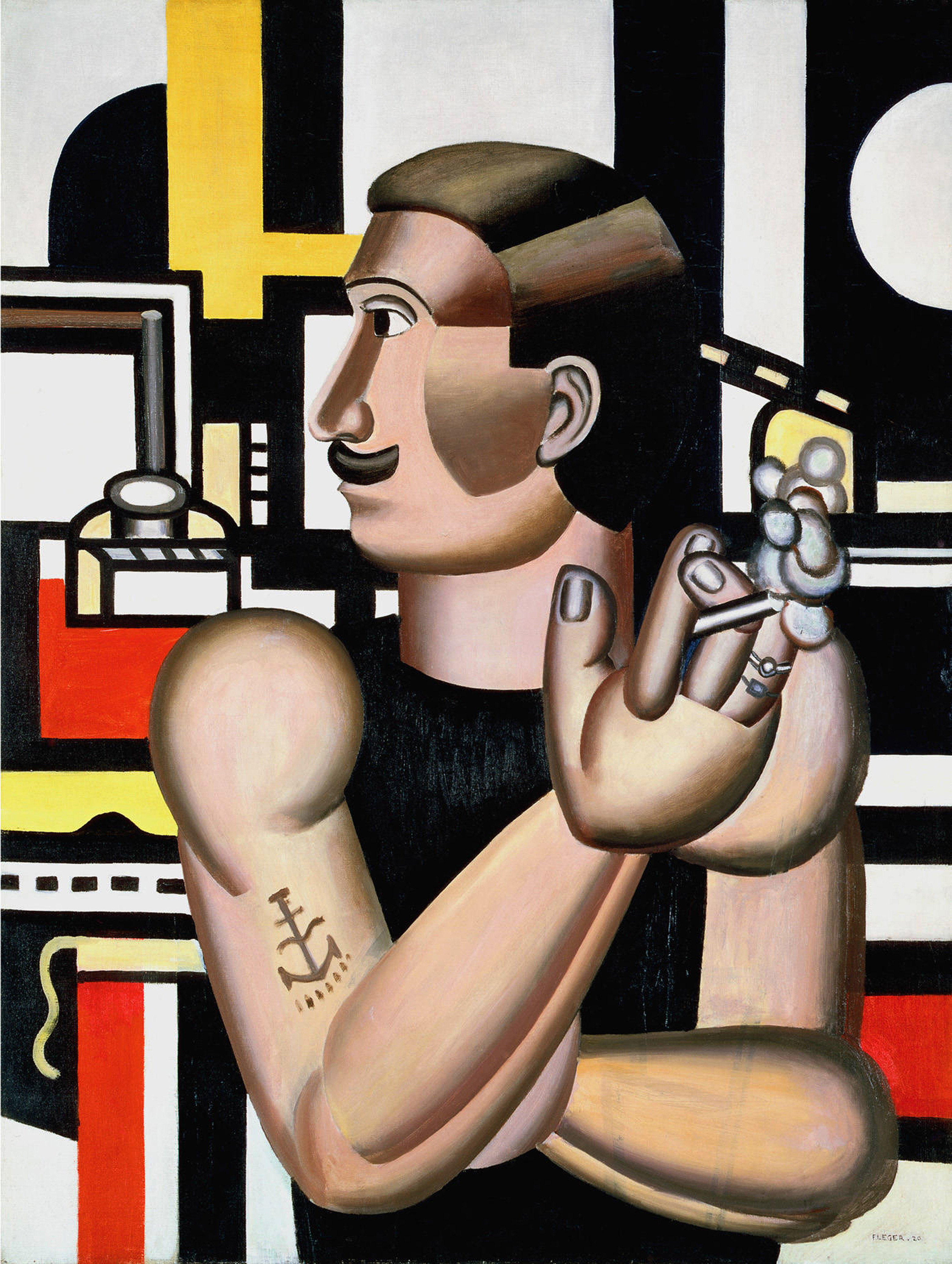 The Mechanic by Fernand Léger