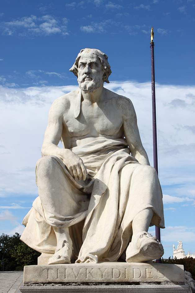 Thucydides statue, Vienna, Austria