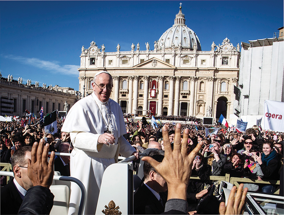 Pope Francis in St. Peter's Square