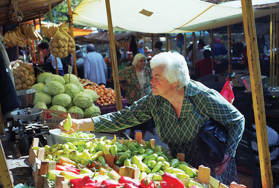 Plovdiv outdoor market