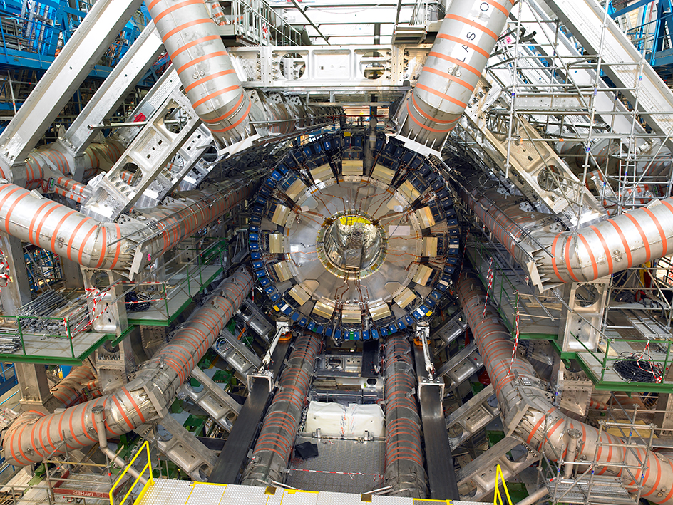 ATLAS particle detector at LHC