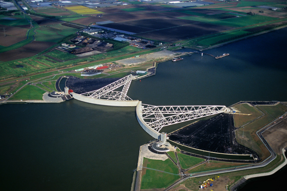 Maeslant Barrier with gates closed