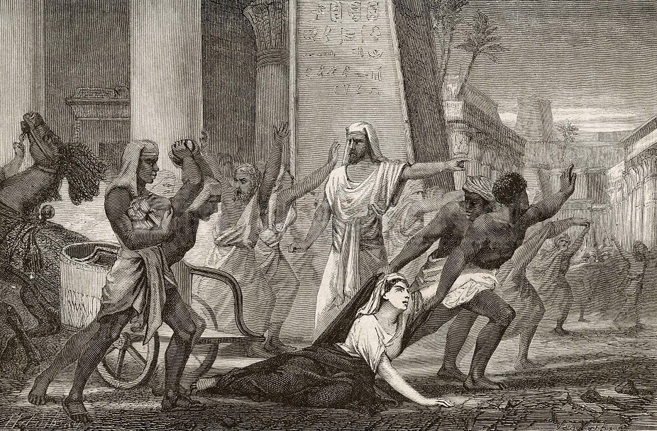 The murder of Hypatia, Egyptian mathematician and philosopher, by a Christian mob in A.D. 415