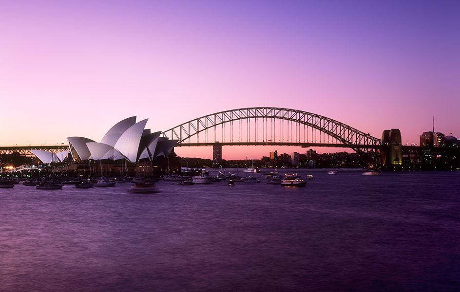 Sydney at sunset