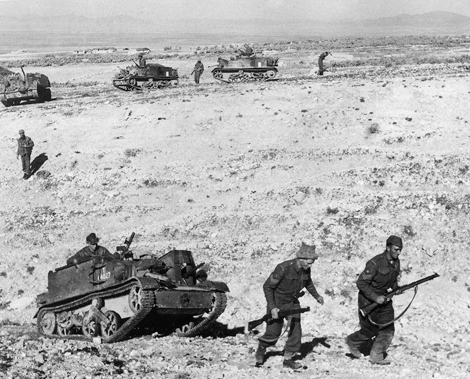 Allied troops at Kasserine Pass