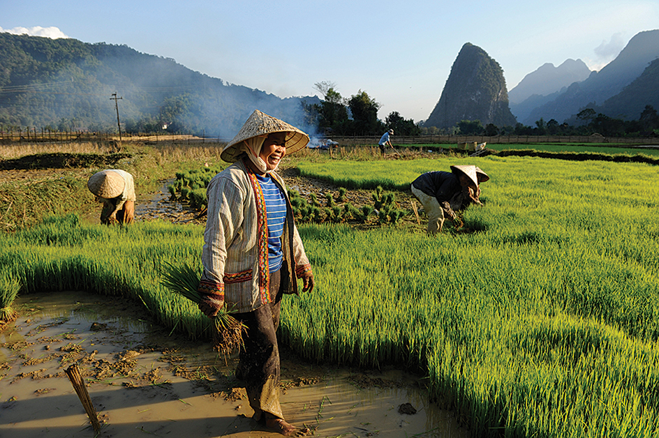 Farmers in Laos