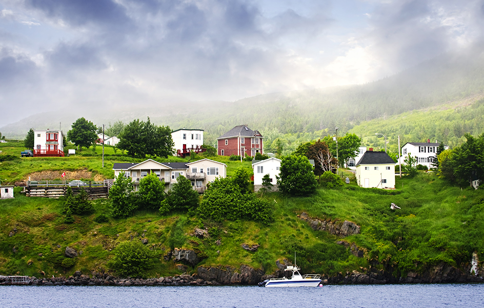 Fishing village, Newfoundland, Canada