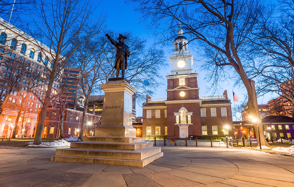 Independence Hall in Philadelphia