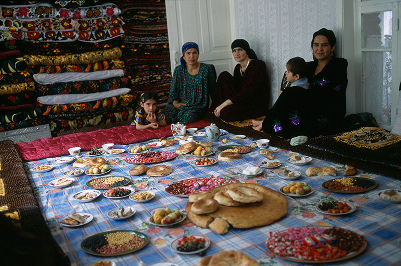 Wedding banquet in Tajikistan