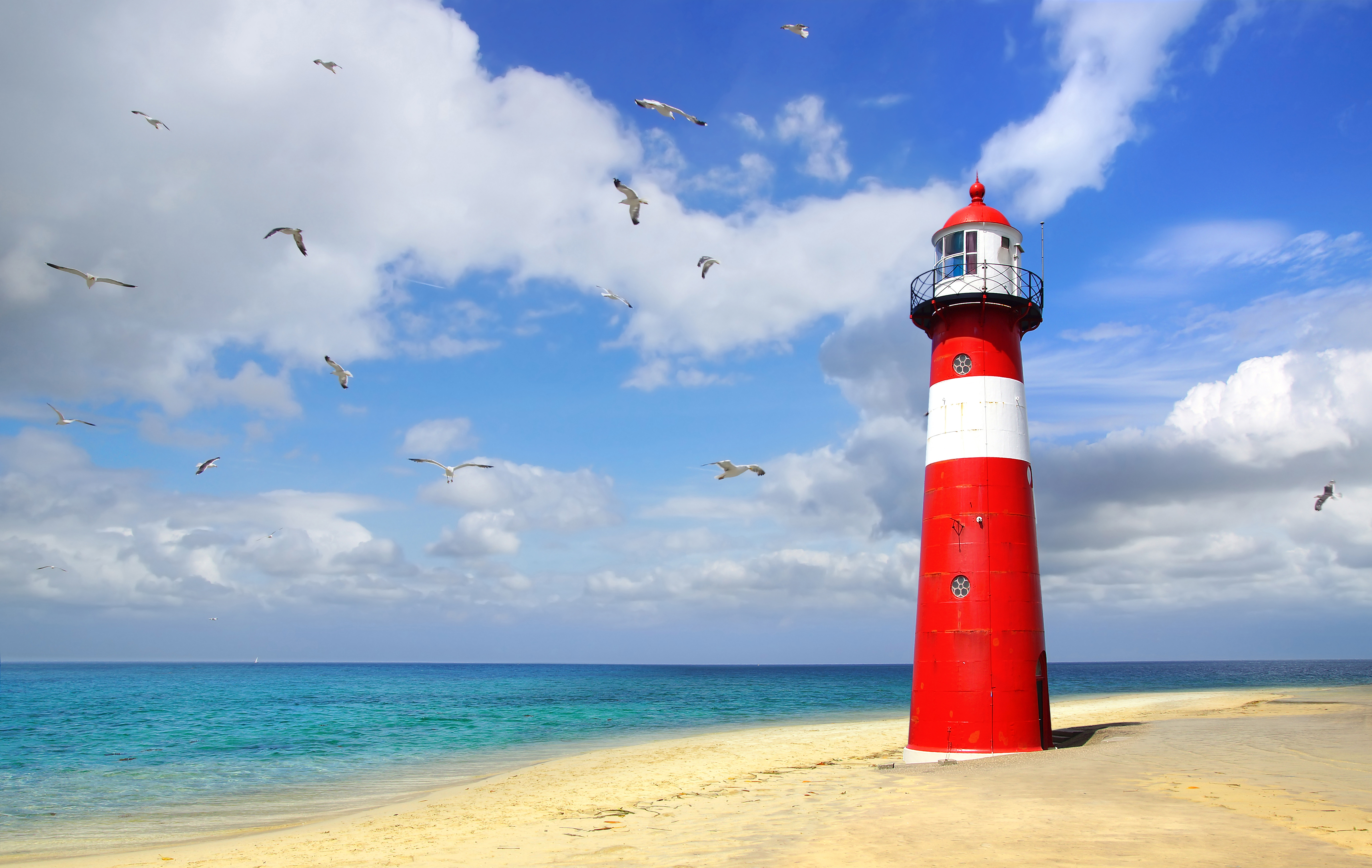 Lighthouse in Westkapelle, the Netherlands