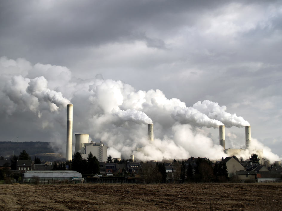 Coal-burning power plant