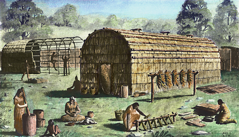 Iroquois longhouse