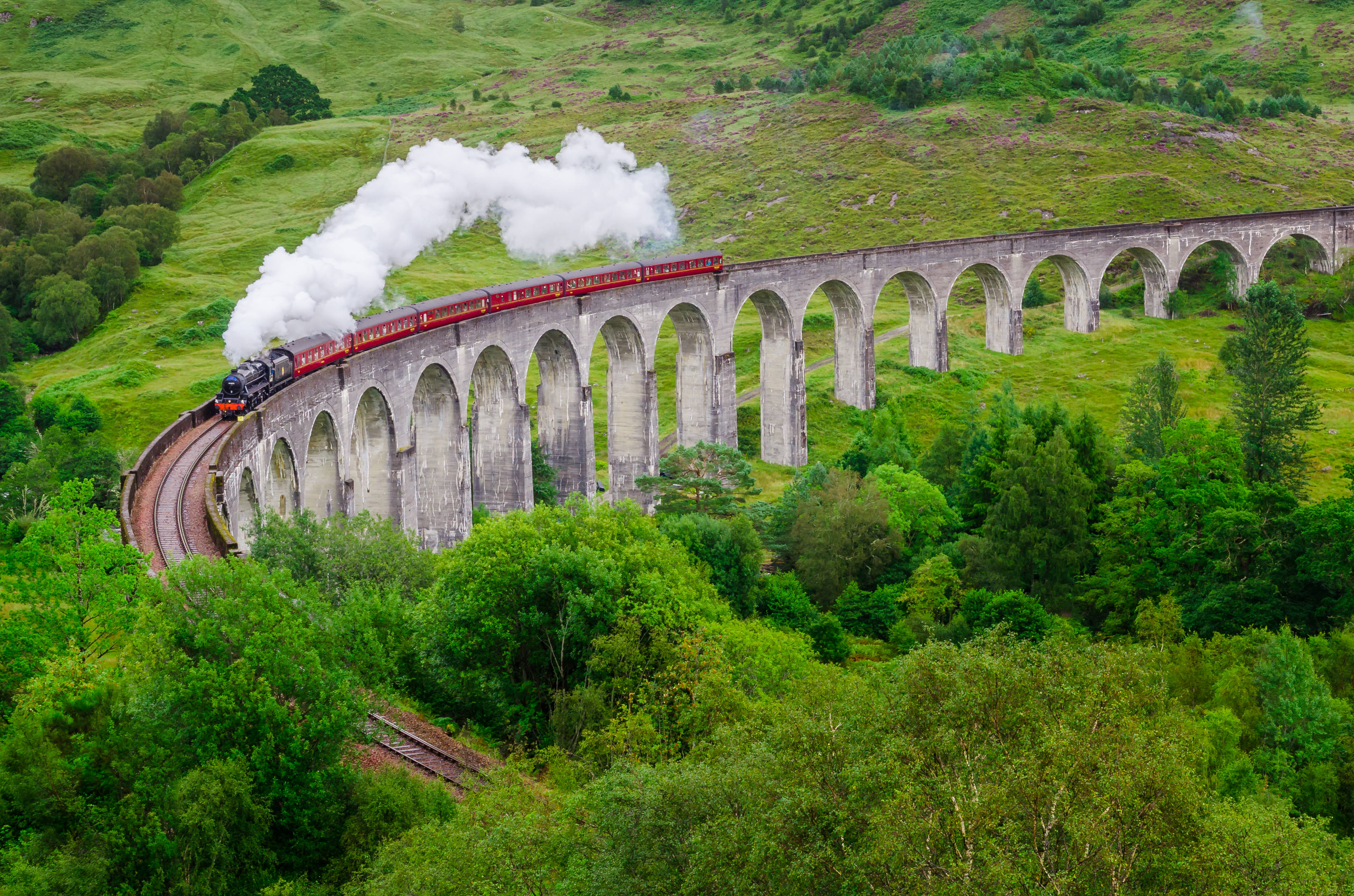 Scotland's Glenfinnan Viaduct 