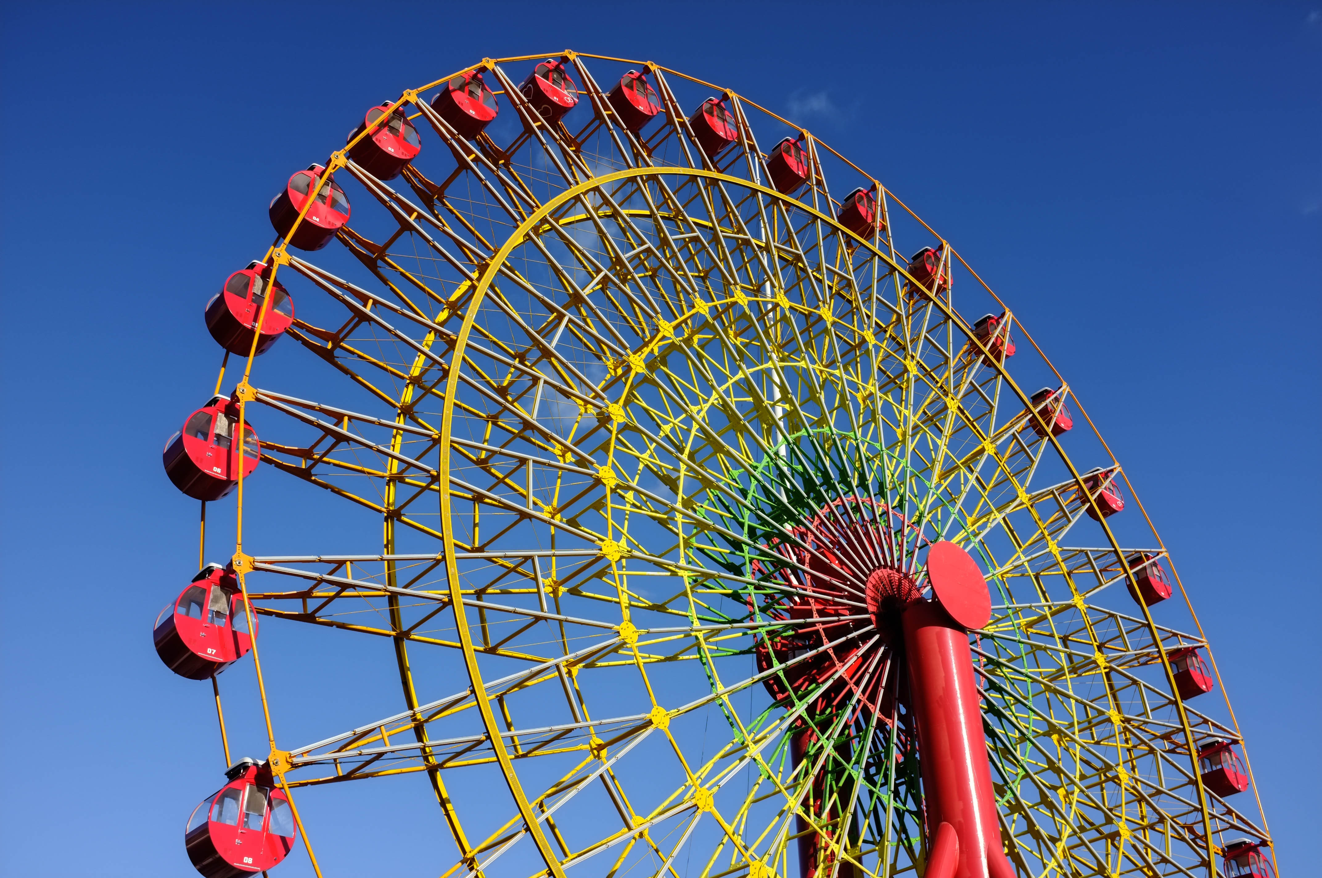 Ferris wheel in Kobe, Japan