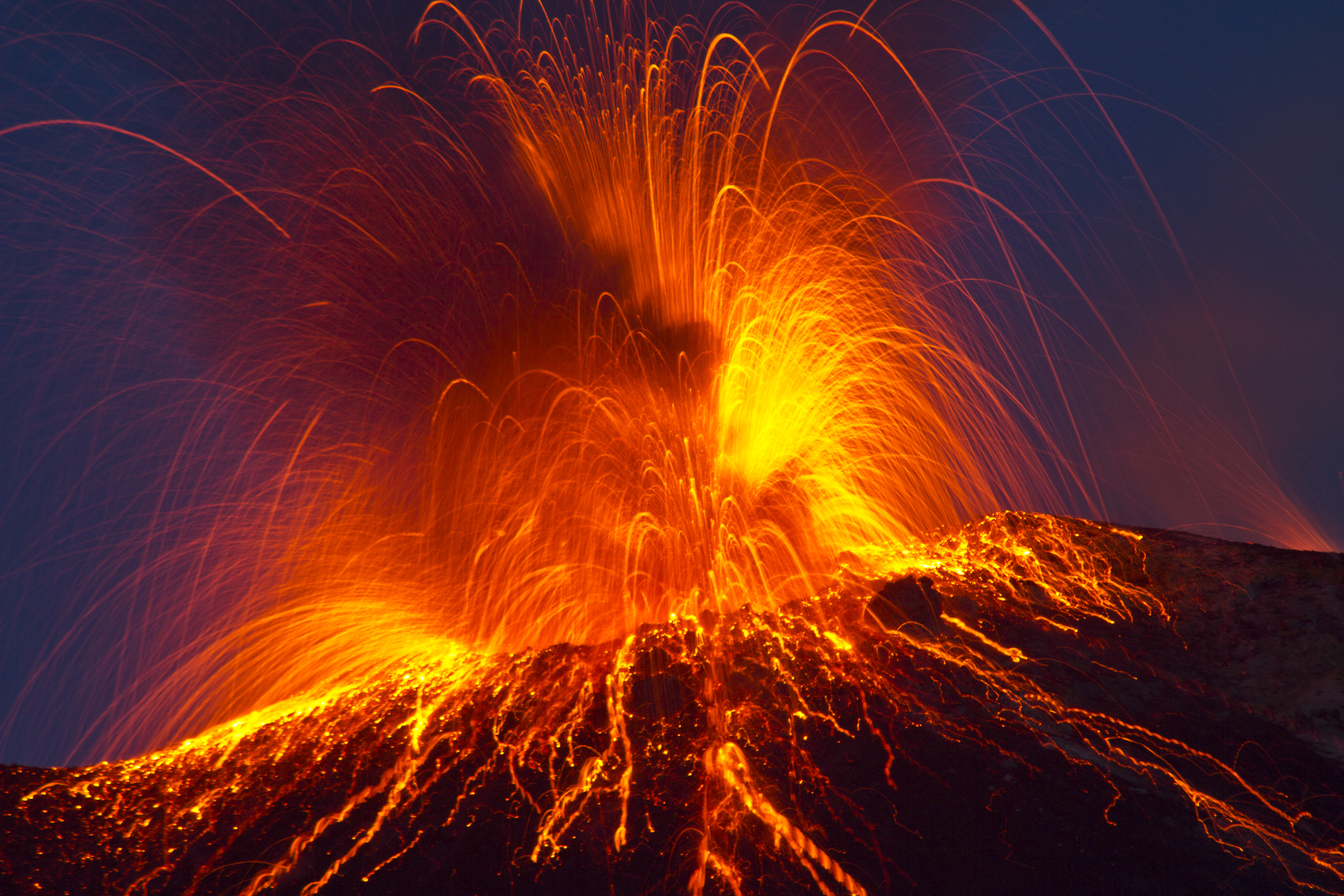 Stromboli eruption