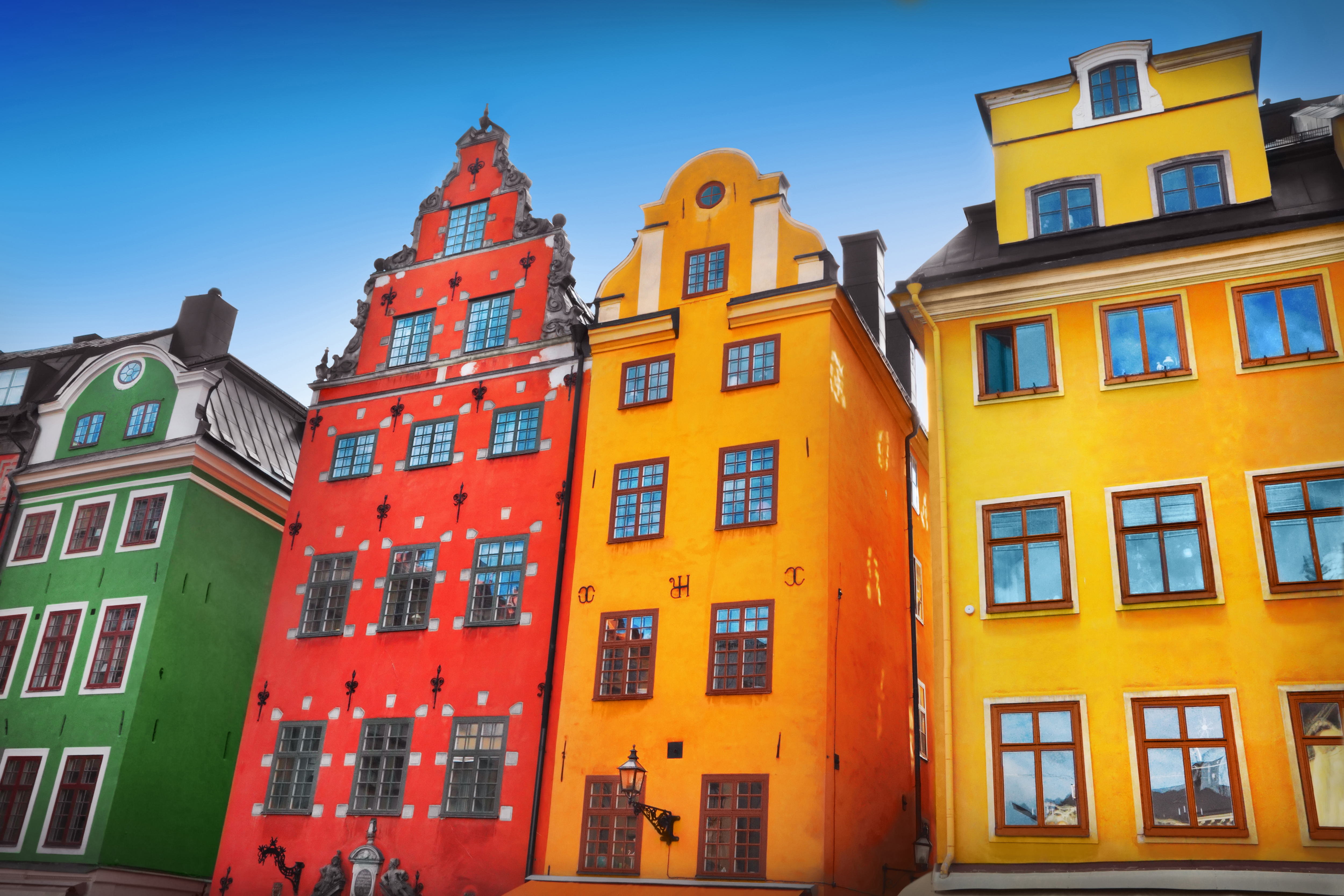 Buildings in Stockholm, Sweden