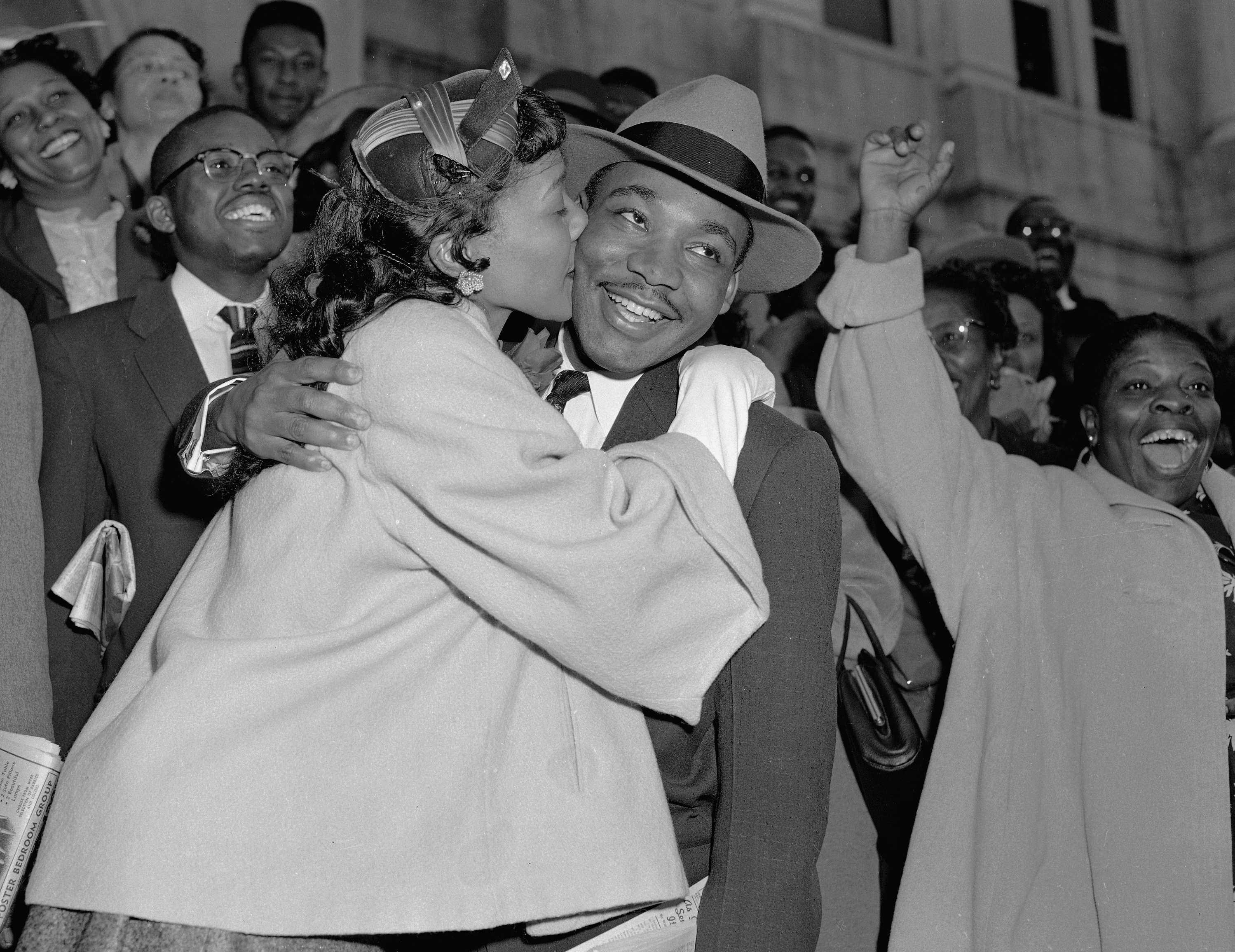 Martin Luther King, Jr., and his wife Coretta