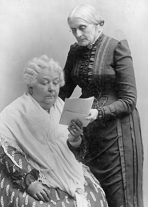 Elizabeth Cady Stanton and Susan B. Anthony