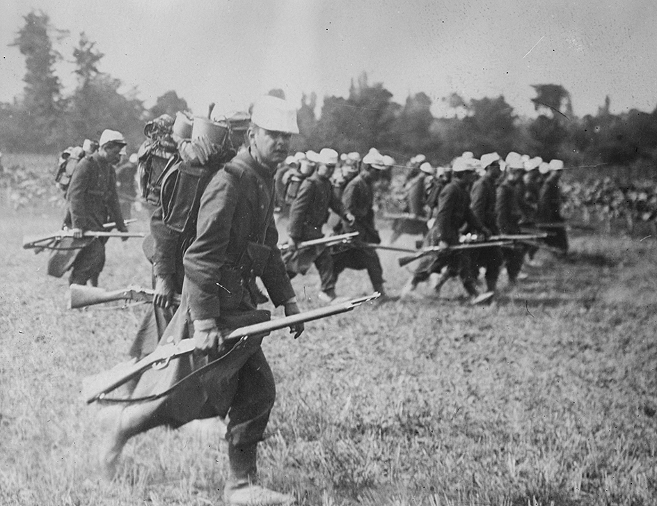 Serbian troops in 1914