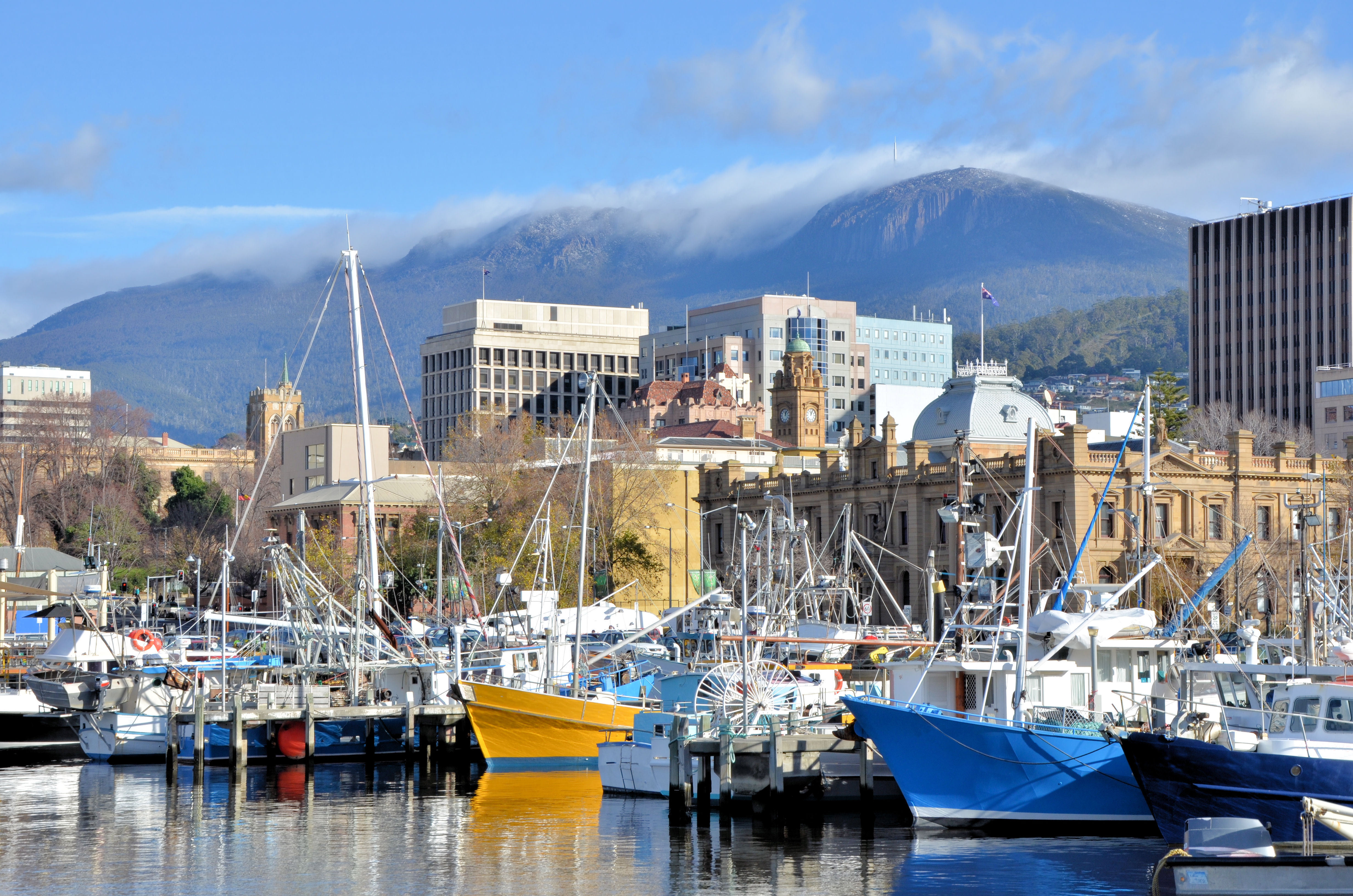 Wharf in Hobart, Tasmania