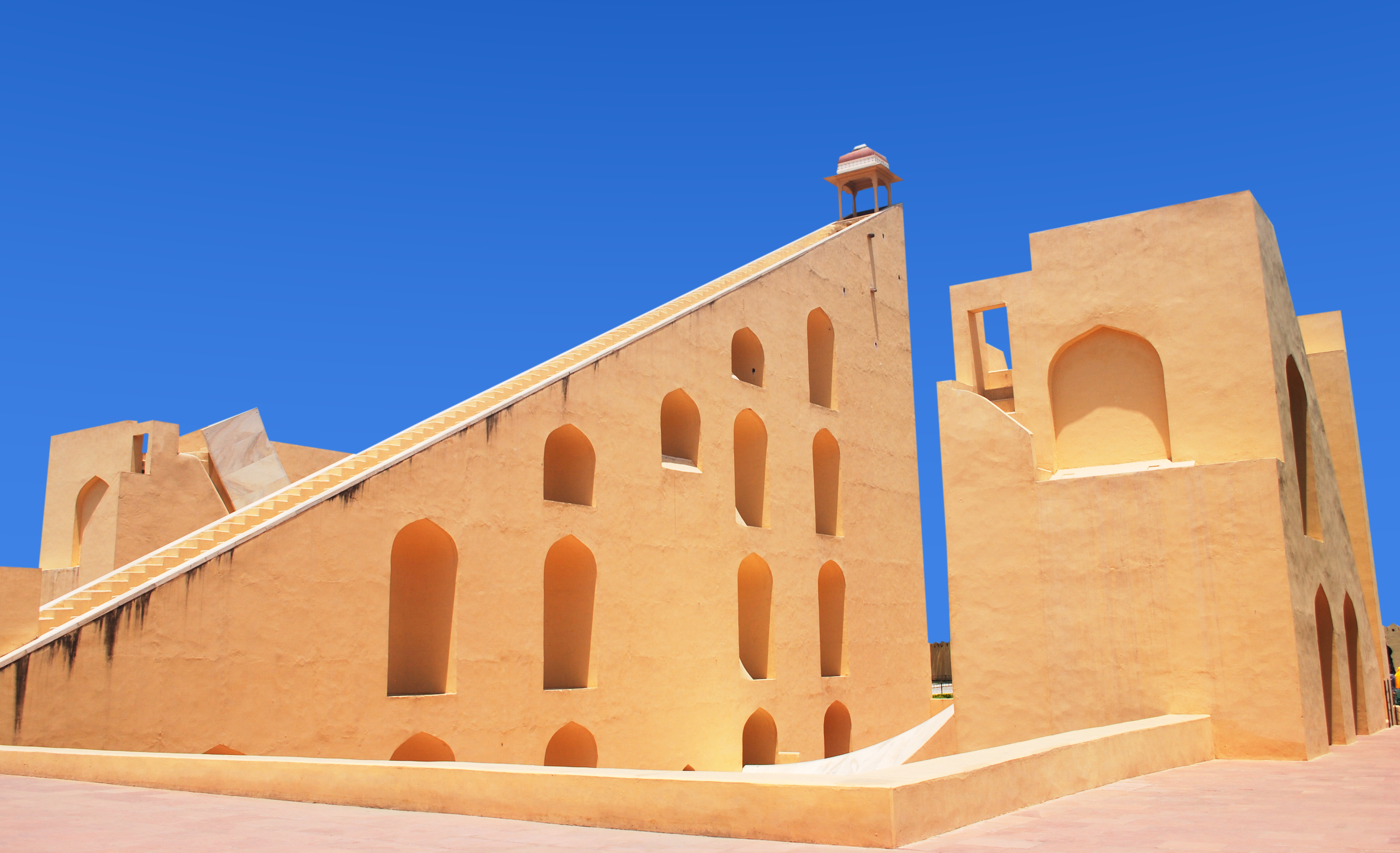 Jantar Mantar observatory in Jaipur, India