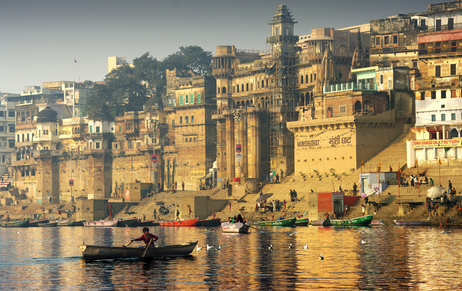 Ganges River in Varanasi, India