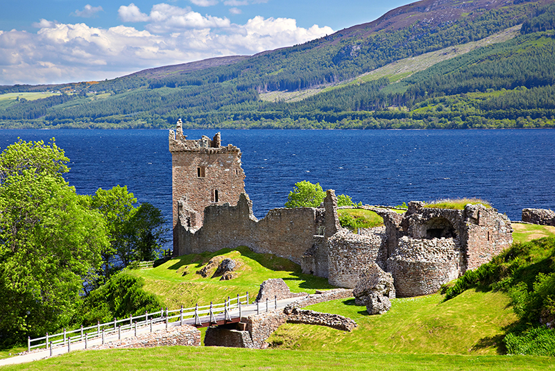 Urquhart Castle in Scotland