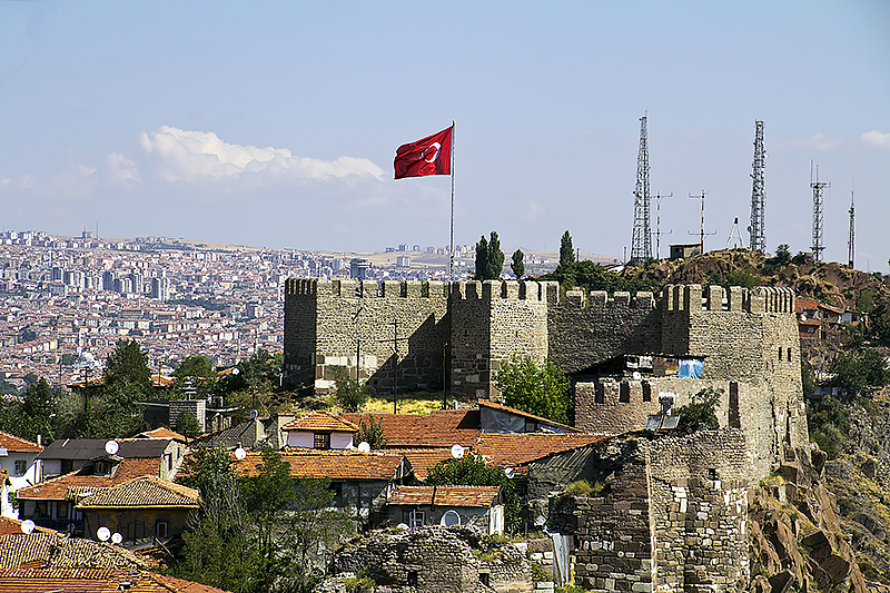 Ankara Castle in Ankara, Turkey