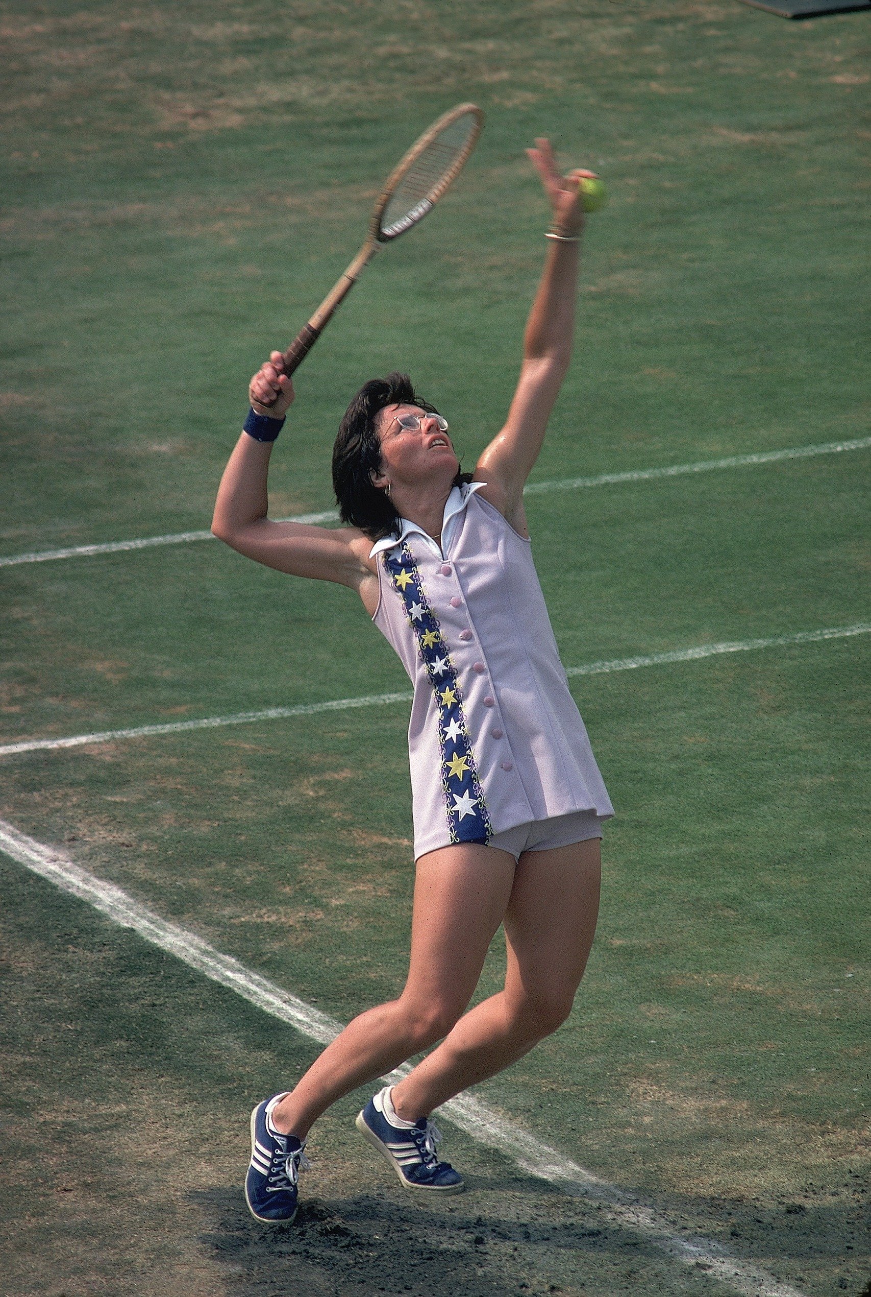 American tennis star Billie Jean King