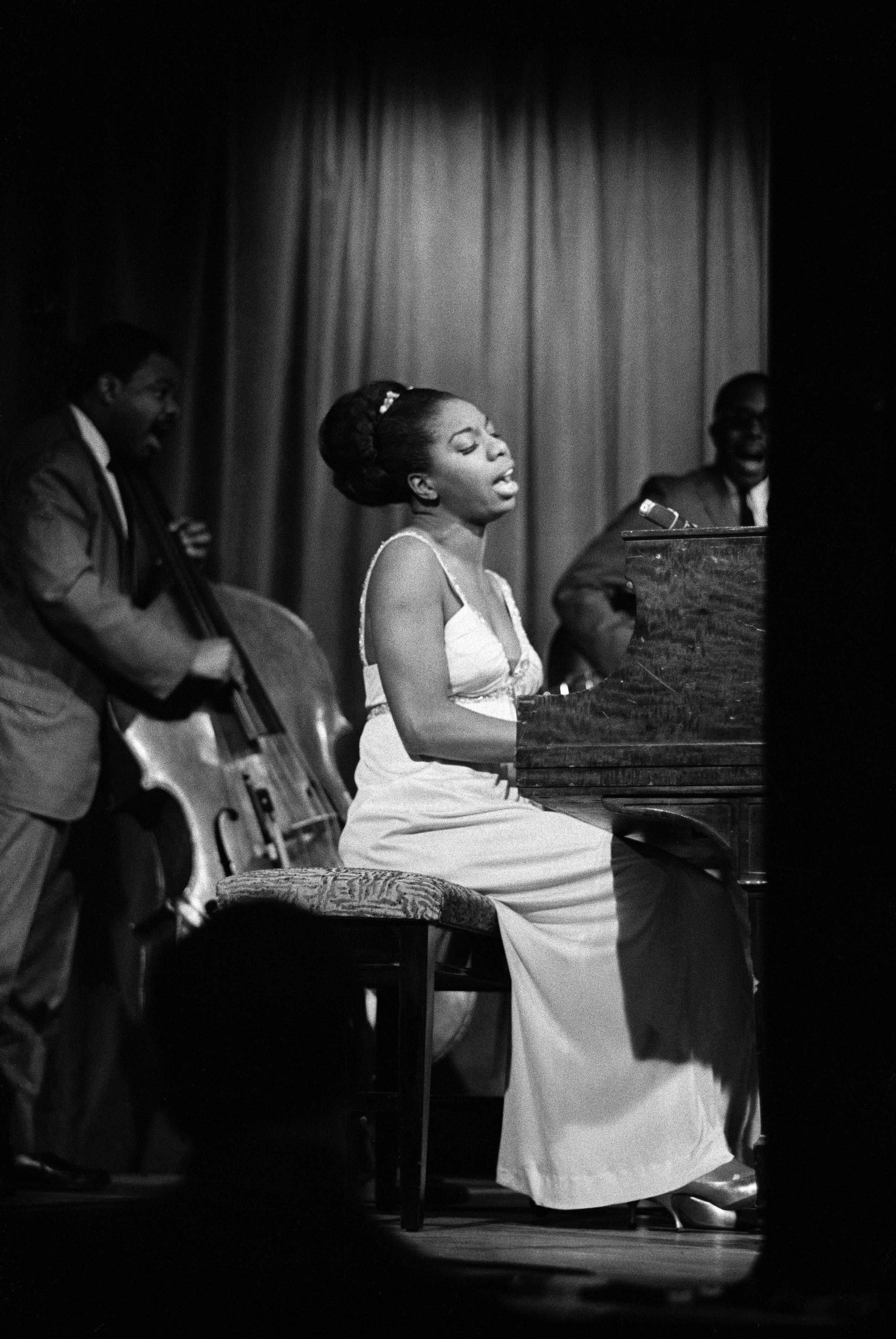 American singer and songwriter Nina Simone